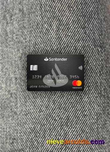 United Kingdom Santander bank mastercard photolook